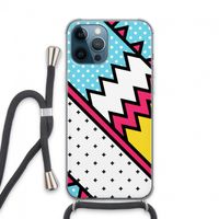 Pop Art #2: iPhone 13 Pro Max Transparant Hoesje met koord