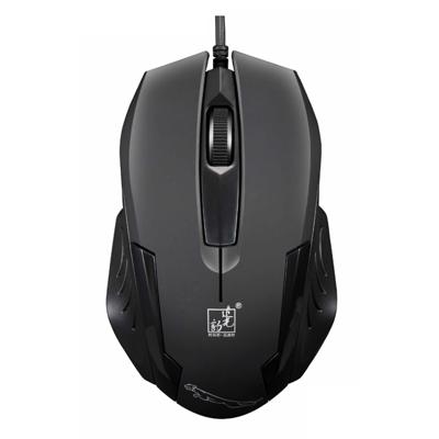 Chasing Leopard 512G USB Frosted bedrade optische gaming muis lengte: 1.3 m (zwart)