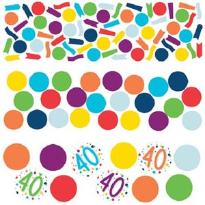 Amscan Confetti 40 Confetti Birthday 34 Gram Papier