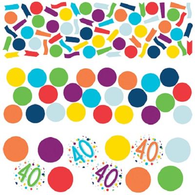 Amscan Confetti 40 Confetti Birthday 34 Gram Papier
