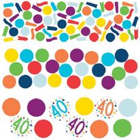 Amscan Confetti 40 Confetti Birthday 34 Gram Papier - thumbnail