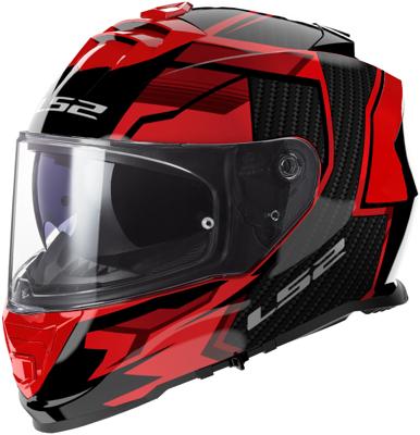 LS2 Helmet ff800 storm ii tracker xl black/red