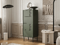 Commode FINDUS 4 lades groen