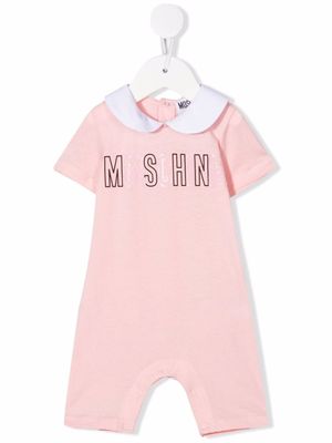 Moschino Kids pyjama à logo imprimé - Rose