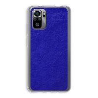 Majorelle Blue: Xiaomi Redmi Note 10S Transparant Hoesje