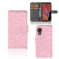 Samsung Galaxy Xcover 5 Hoesje White Flowers - thumbnail