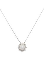 TASAKI collier en or blanc 18ct pavé de diamants - Argent