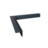 Aluminium Binnenhoek Antraciet RAL7016 - 45 x 45 x 500 mm