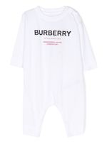 Burberry Kids body à logo imprimé - Blanc