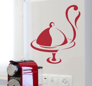 Muursticker Geserveerd Diner