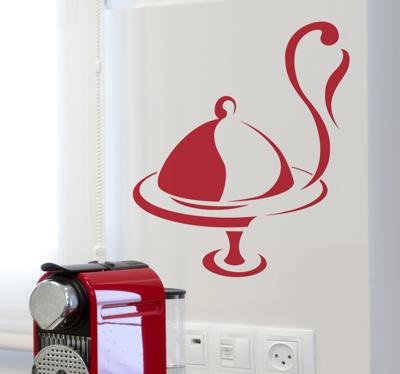 Muursticker Geserveerd Diner