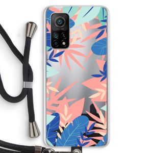Tropisch: Xiaomi Mi 10T 5G Transparant Hoesje met koord