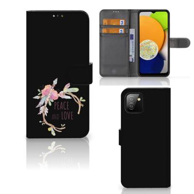 Samsung Galaxy A03 Leuk Hoesje Boho Text Samsung Galaxy A03 Leuk Hoesje Boho Text