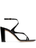 Jimmy Choo sandales Azie 85 mm en cuir - Noir