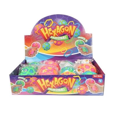 Toi-Toys Toi toys knijpbal mesh ball hexagon