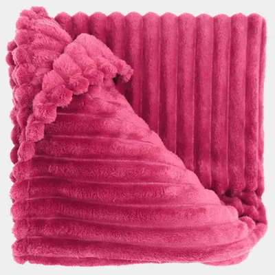 Unique Living plaid lex 150x200cm fuchsia