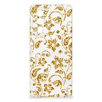 Xiaomi Poco F5 Pro TPU Case Gouden Bloemen