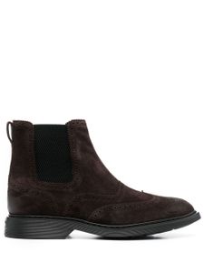 Hogan bottines chelsea - Marron