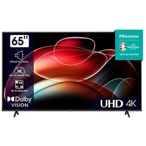 Hisense 65A6K tv 165,1 cm (65") 4K Ultra HD Smart TV Wifi Zwart 300 cd/m²