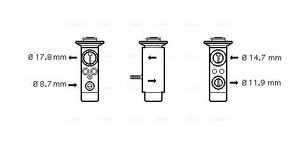 Expansieventiel, airconditioning MS1093