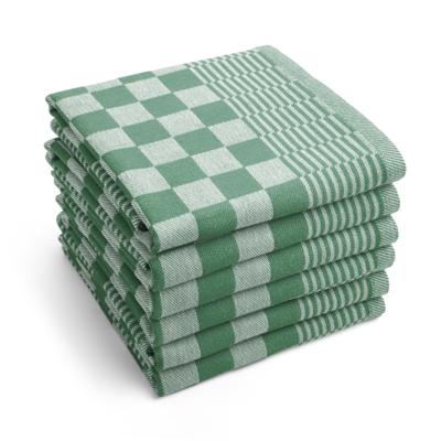 Byrklund Theedoek Clean & Tidy Groen - 6 stuks