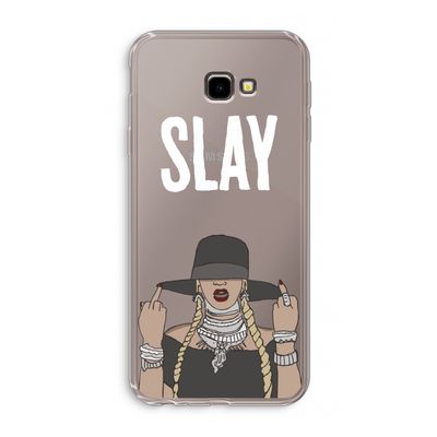 Slay All Day: Samsung Galaxy J4 Plus Transparant Hoesje