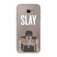 Slay All Day: Samsung Galaxy J4 Plus Transparant Hoesje