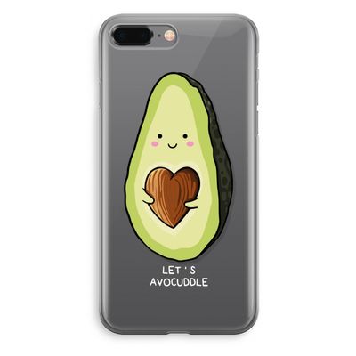 Avocuddle: iPhone 8 Plus Transparant Hoesje