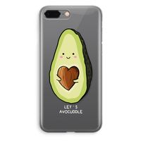 Avocuddle: iPhone 8 Plus Transparant Hoesje