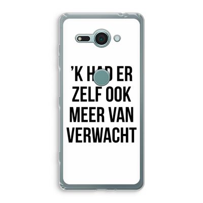 Meer verwacht: Sony Xperia XZ2 Compact Transparant Hoesje