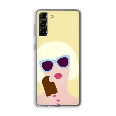 Ice cream: Samsung Galaxy S21 Plus Transparant Hoesje