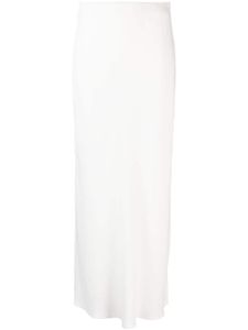 Brunello Cucinelli jupeà design fendu - Blanc