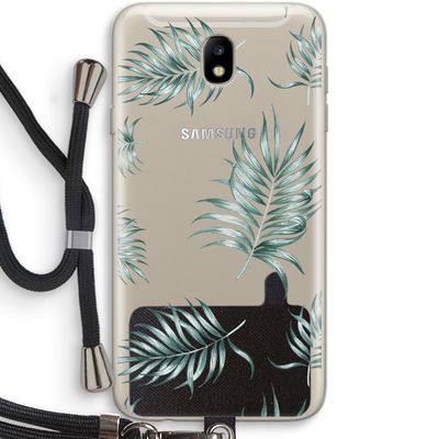 Simple leaves: Samsung Galaxy J7 (2017) Transparant Hoesje met koord