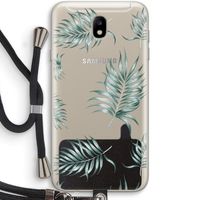 Simple leaves: Samsung Galaxy J7 (2017) Transparant Hoesje met koord