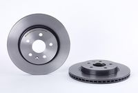 Remschijf COATED DISC LINE BREMBO, Remschijftype: Binnen geventileerd, u.a. für Saab, Vauxhall, Opel, Chevrolet