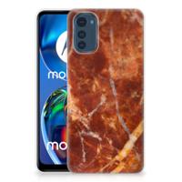 Motorola Moto E32/E32s | TPU | Siliconen hoesje | Marmer Bruin