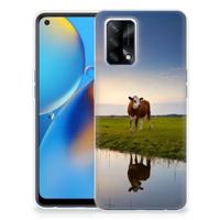 OPPO A74 4G | TPU Hoesje | Koe