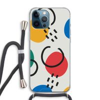 Illustratieve pop 3: iPhone 12 Pro Max Transparant Hoesje met koord