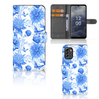 Hoesje voor Nokia G60 Flowers Blue - thumbnail