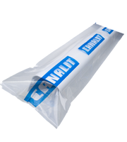 Airco leidinggoot 125x75mm 2 meter wit RAL 9010 in folie Canalit 940275