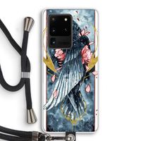 Golden Raven: Samsung Galaxy S20 Ultra Transparant Hoesje met koord