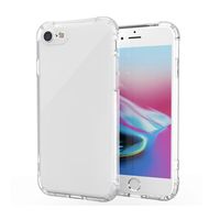 Shop4 - iPhone SE (2020) Hoesje - Zachte Back Case Drop Proof Transparant - thumbnail