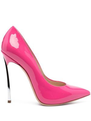 Casadei escarpins Blade 120 mm en cuir verni - Rose