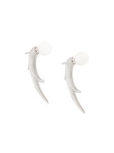 Shaun Leane boucles d'oreilles Cherry Blossom en argent Sterling