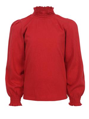 LOOXS Little winter t-shirt meisjes - rood - longsleeve