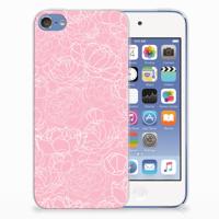 Apple iPod Touch 5 | 6 | TPU Case | White Flowers