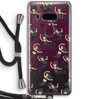 Zeemeermin: HTC U12+ Transparant Hoesje met koord
