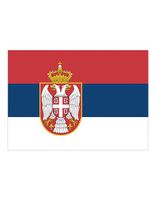 Printwear FLAGERS Flag Serbia - thumbnail