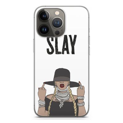 Slay All Day: iPhone 13 Pro Transparant Hoesje