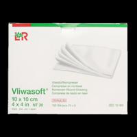 Vliwasoft Vlieskompres 10 x 10cm 4-laags 75 x 2 stuks 150 Stuks